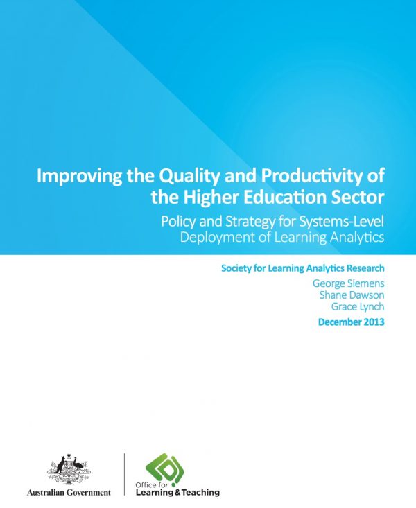 Improving the Quality and Productivity of the Higher Education Sector ...