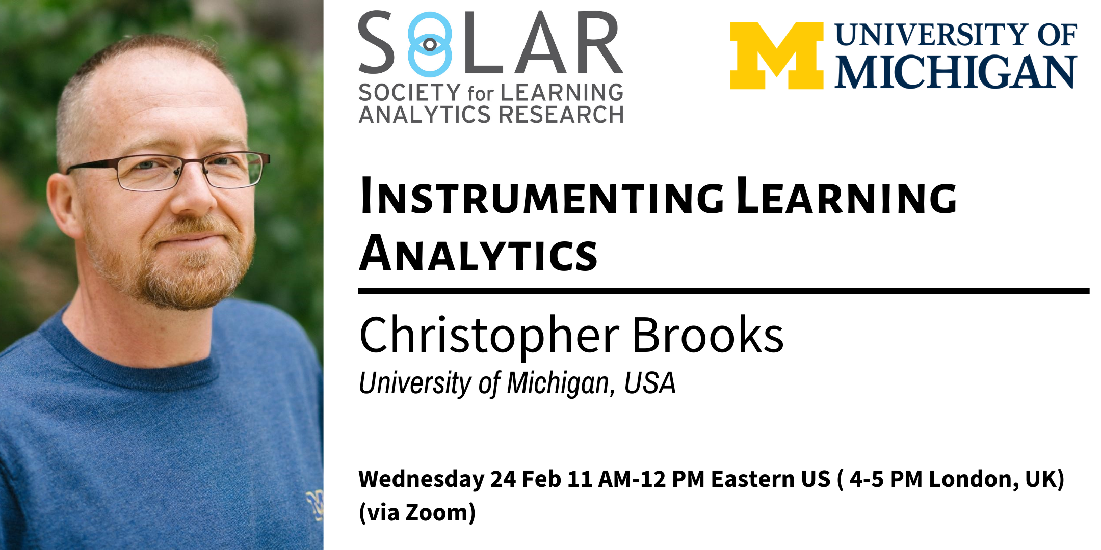 Upcoming Webinar on November 8, 12pm CST. Register now! - Society for  Learning Analytics Research (SoLAR)